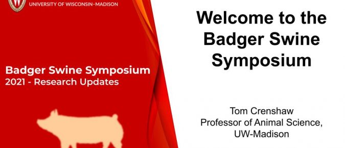 Welcome to the 2021 Badger Swine Symposium